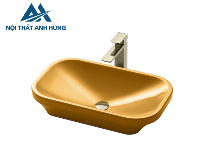 Chậu rửa lavabo đặt bàn TOTO LW630JDW/F#MDR màu cam vàng