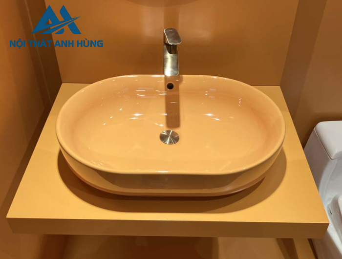 Chậu rửa lavabo đặt bàn TOTO LW896JW/F#MDR màu cam vàng