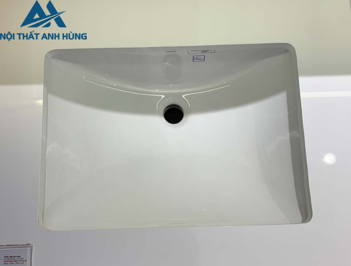 Chậu rửa mặt lavabo âm bàn TOTO LW1535V TL516GV kèm giá đỡ