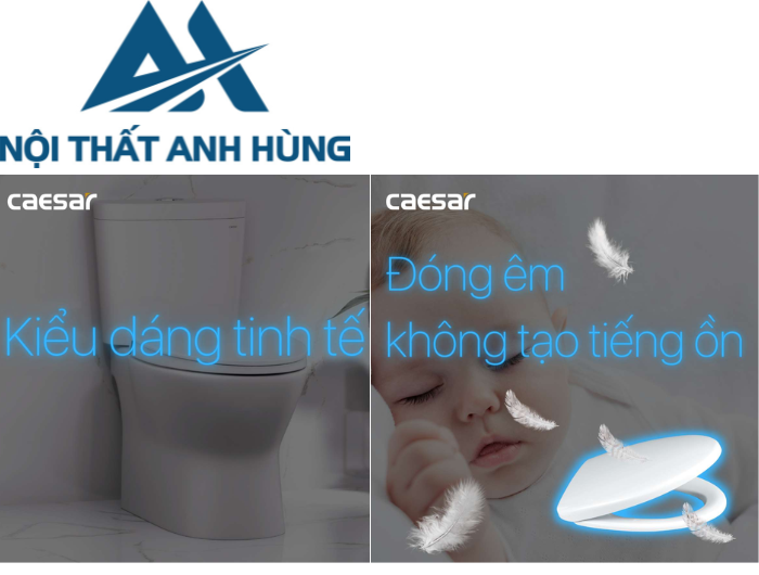 Nắp Êm Bàn Cầu CAESAR M221 (CD1320 CD1363 CD1375 CD1340 CD1341 CD1348 CD1356)