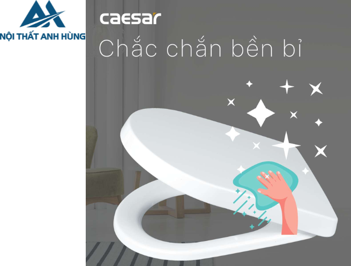 Nắp Êm Bàn Cầu CAESAR M243 (CPT1503)