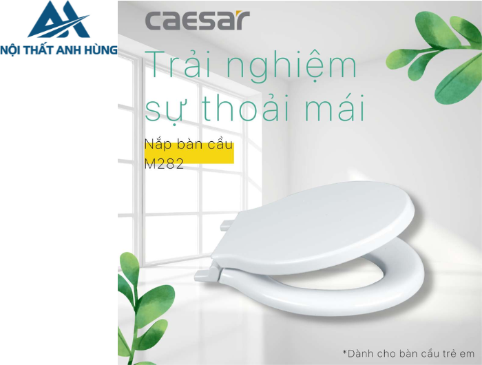 Nắp Êm Bàn Cầu Trẻ Em CAESAR M282 (C1355, CT1026)