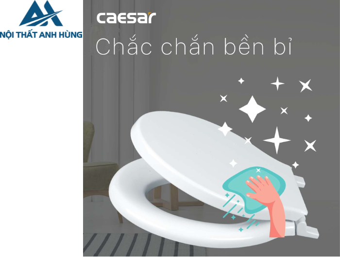 Nắp Êm Bàn Cầu Trẻ Em CAESAR M282 (C1355, CT1026)