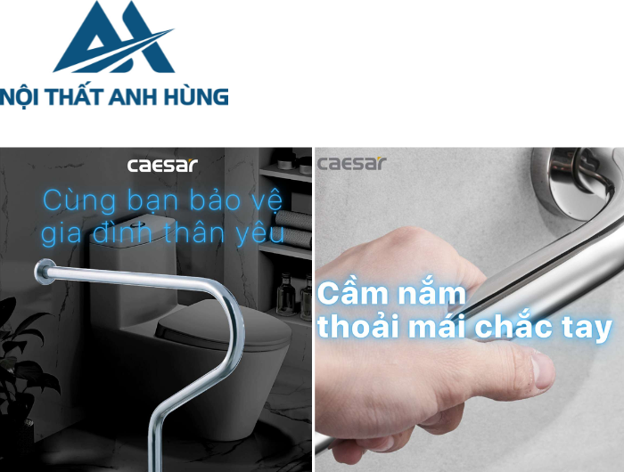 Thanh Vịn Inox CAESAR GB104V Cho Người Già