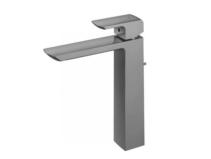 Vòi Lavabo TOTO TLG02307B#BGP Nóng Lạnh Cổ Cao Xám Than Chì Mờ