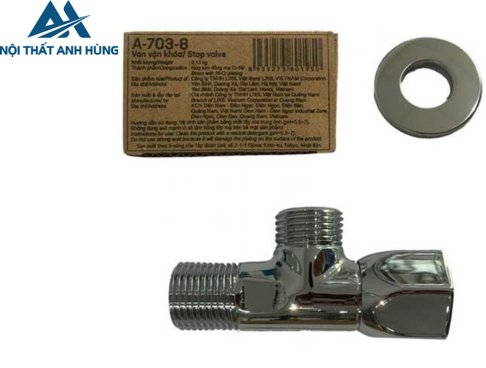 Van Khóa Inax A-703-8 Ø21 1 Đường Nước