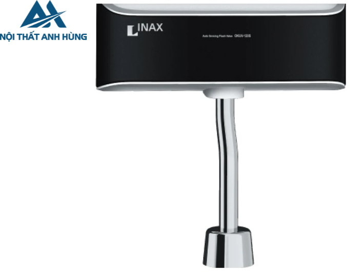 Van Xả Tiểu Cảm Ứng Inax OKUV-120S(B) Dùng Pin