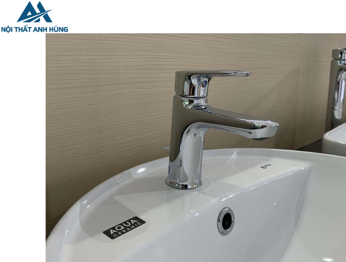 Vòi Chậu Lavabo Inax LFV-1402S Nóng Lạnh Trụ Xả Ty 