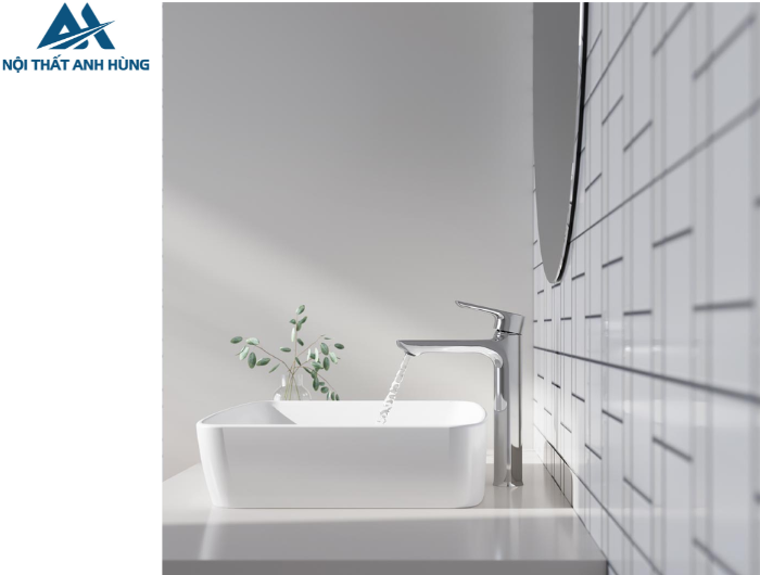 Vòi Lavabo Inax LFV-612SH Nóng Lạnh Thân Cao