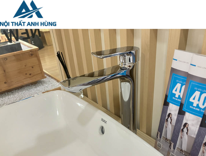 Vòi Lavabo Inax LFV-612SH Nóng Lạnh Thân Cao