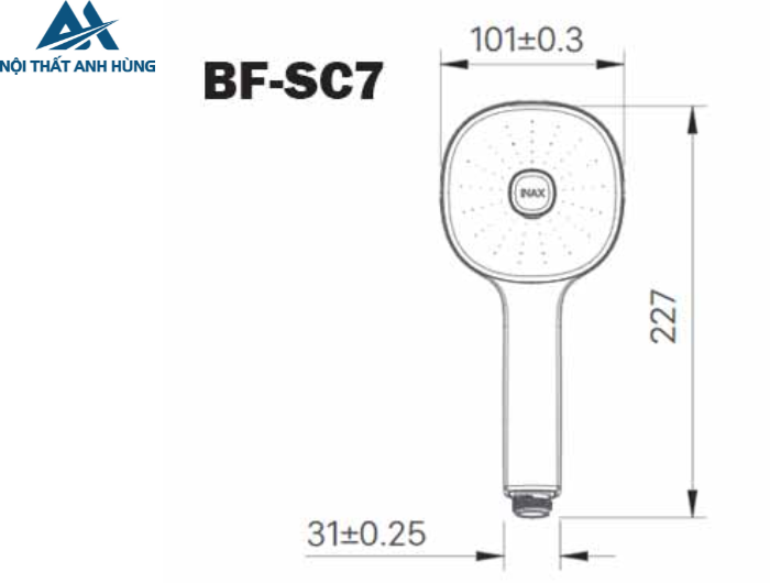 Tay Sen Inax BF-SC7 Tăng Áp
