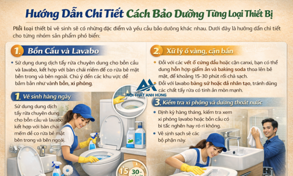 Cách Bảo Dưỡng Thiết Bị Vệ Sinh Để Luôn Như Mới