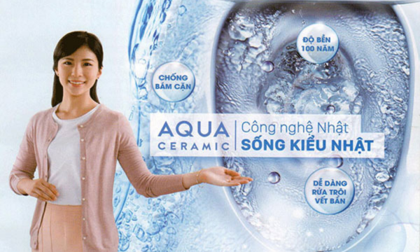 Công nghệ men Aqua Ceramic của Inax có tác dụng gì?