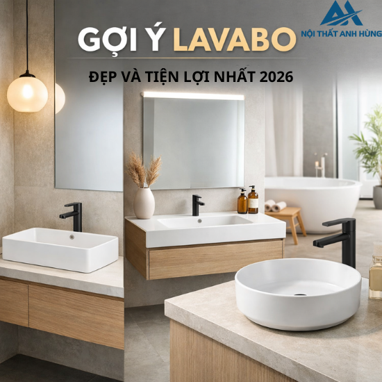 Gợi Ý Lavabo Đẹp Và Tiện Lợi Nhất 2026