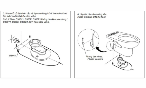 Hướng Dẫn Lắp Đặt Bồn Cầu 2 Khối Đúng Chuẩn