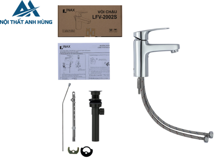 Vòi Chậu Lavabo Inax LFV-2002S Nóng Lạnh