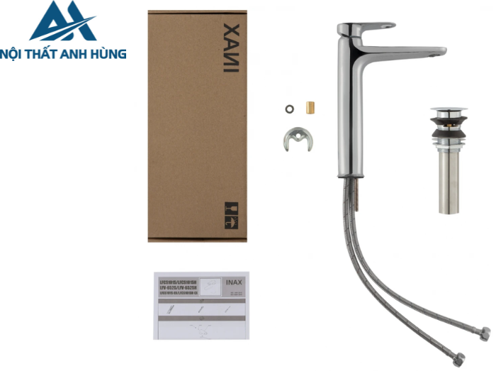 Vòi Chậu Lavabo Inax LFV-652S Nóng Lạnh