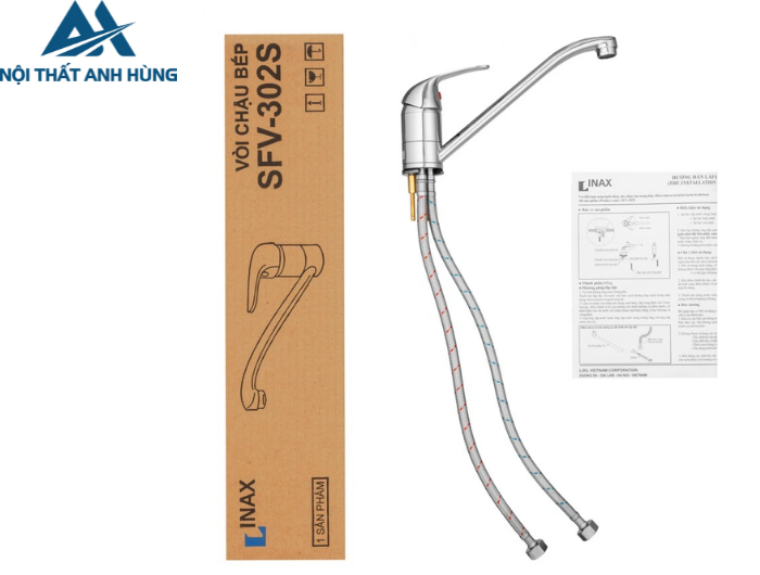 Vòi Rửa Chén Nóng Lạnh Inax SFV-302S