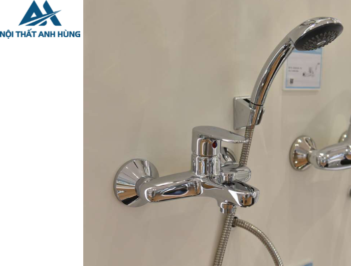 Vòi Sen Tắm Nóng Lạnh Inax BFV-1113S-4C Tay Sen Mạ