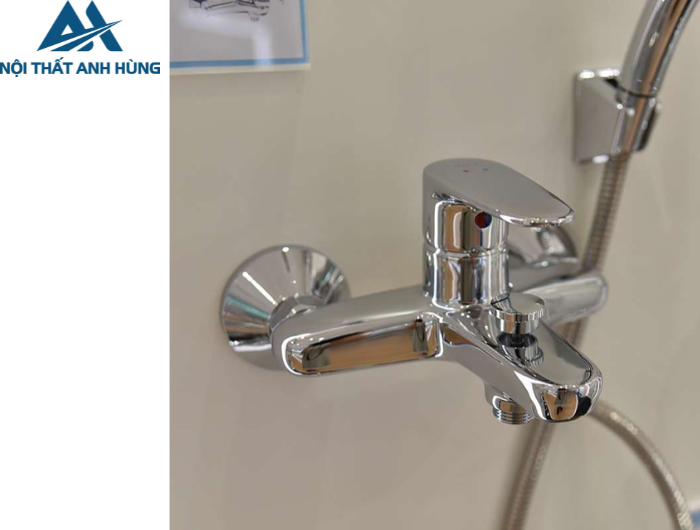 Vòi Sen Tắm Nóng Lạnh Inax BFV-1113S-4C Tay Sen Mạ