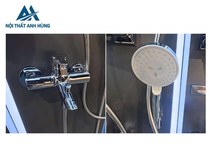 Bộ sen tắm nóng lạnh TOTO TBS01302V TBW07008A