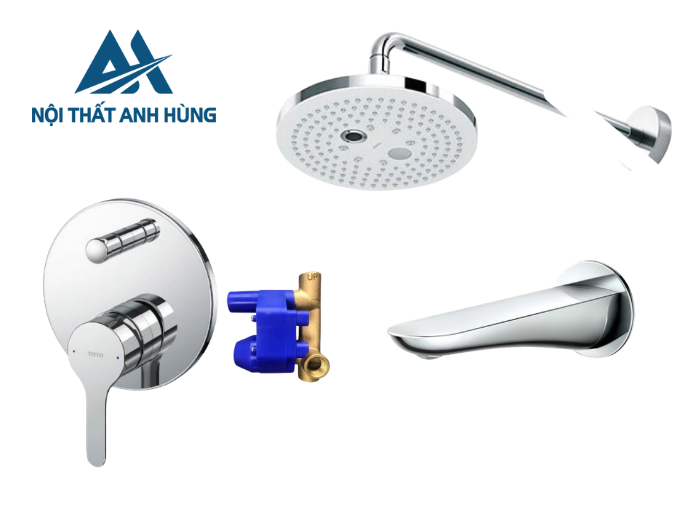 Sen Tắm Âm Tường Xả Bồn TOTO TBS01304B TBW01004A TBG01001B