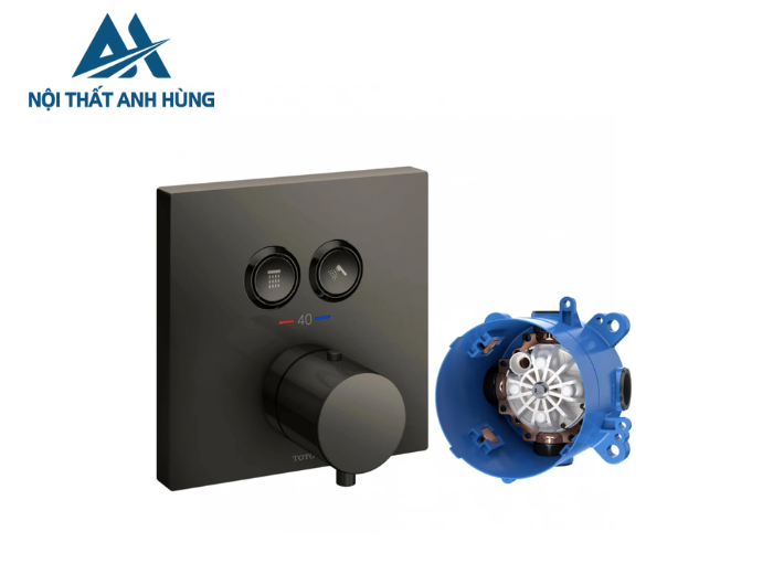 Van Điều Chỉnh Nhiệt Độ TOTO TBV02406BA#MBL TBN01001B Màu Đen Mờ