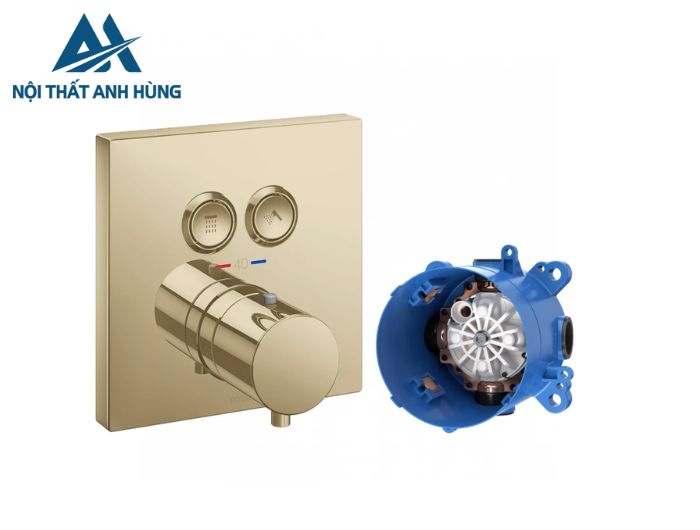 Van Điều Chỉnh Nhiệt Độ TOTO TBV02406B#BFG TBN01001B Nút Nhấn Vàng Pháp Mờ