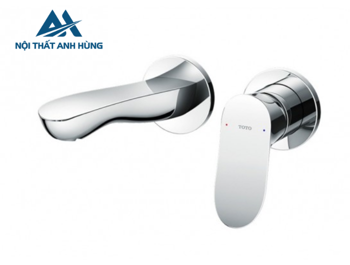 Vòi lavabo nóng lạnh gắn tường TOTO TLG01310BB