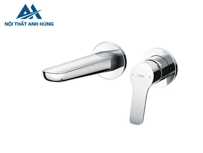 Vòi lavabo nóng lạnh gắn tường TOTO TLG03307BB