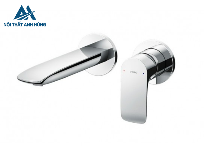 Vòi lavabo nóng lạnh gắn tường TOTO TLG04309BB