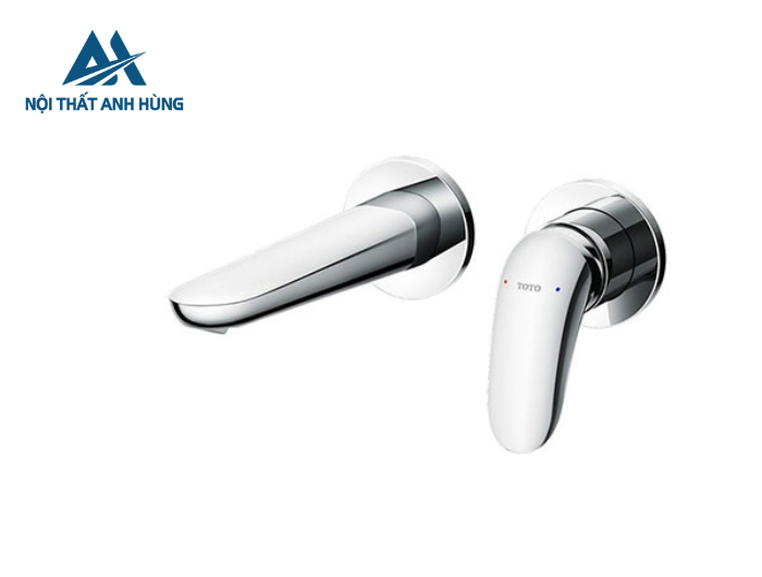Vòi lavabo nóng lạnh gắn tường TOTO TLS03307B