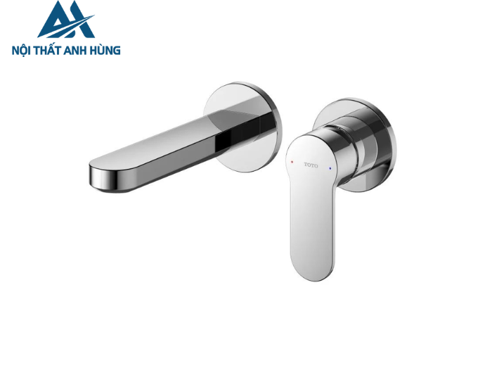 Vòi lavabo nóng lạnh gắn tường TOTO TLS06307A