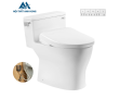 Bồn cầu TOTO MS188VKW23 1 khối nắp điện tử Washlet S7