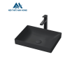Chậu lavabo đặt bàn TOTO LT4715G17#MBL đen mờ vành mỏng