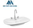 Chậu Rửa Lavabo Đặt Bàn INAX AL-S640VGC 3 Lỗ Men Aqua Ceramic