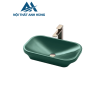 Chậu rửa lavabo đặt bàn TOTO LW630JDW/F#FRG màu xanh lá
