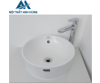 Chậu Rửa Lavabo Inax AL-295V Đặt Bàn Tròn Aqua Ceramic
