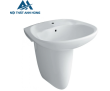 Lavabo Treo Tường Inax L-284V/L-284VC  Chân Ngắn