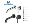 Vòi lavabo nóng lạnh gắn tường TOTO TLG11308BA