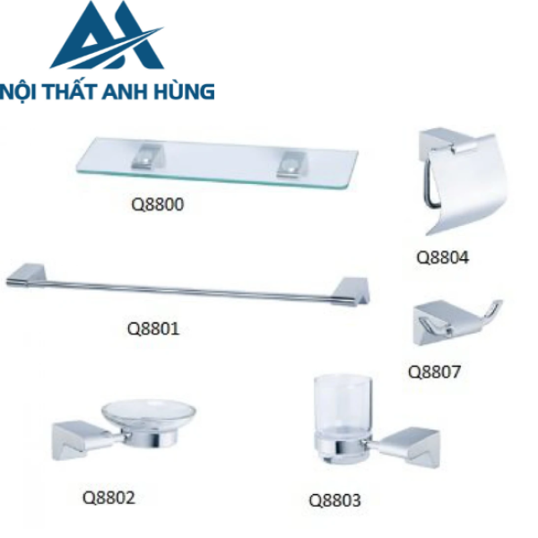 Bộ Phụ Kiện Caesar Q8800-A6 6 Món Inox 304