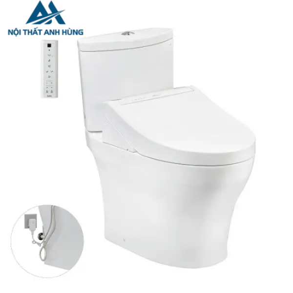 Bồn cầu TOTO CS838DW14 2 khối nắp điện tử Washlet C5