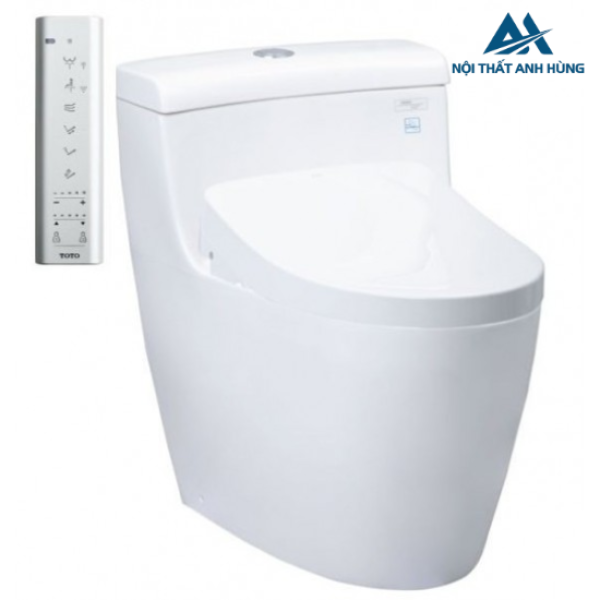 Bồn cầu TOTO MS636CDRW12 1 khối nắp điện tử Washlet S7