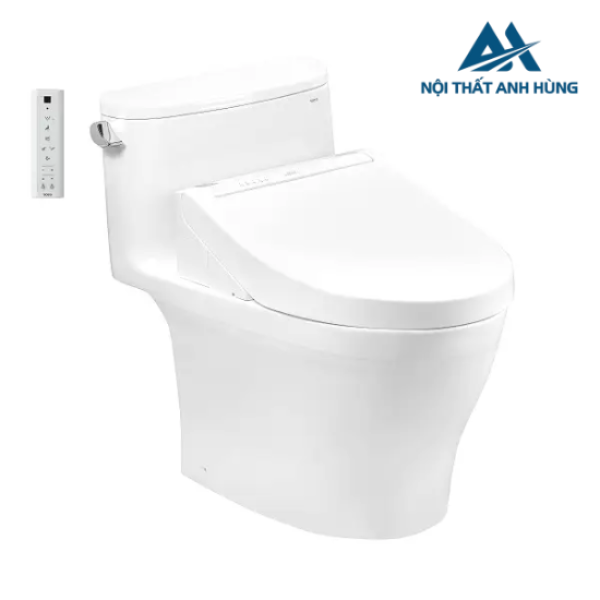 Bồn cầu TOTO MS887CRW15 1 khối nắp điện tử Washlet