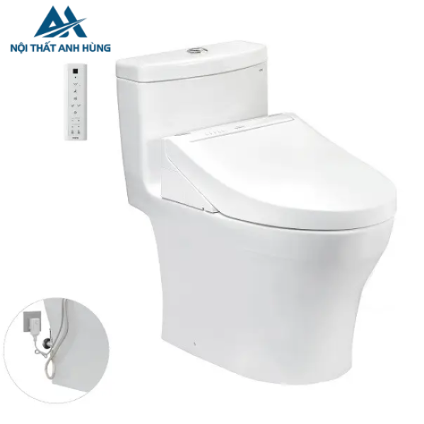 Bồn cầu TOTO MS889DRW14 1 khối nắp điện tử Washlet