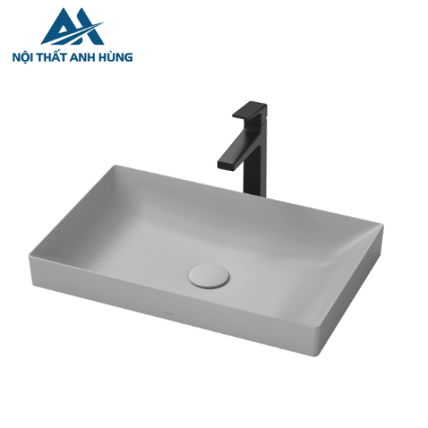 Chậu lavabo đặt bàn TOTO LT4716#MGR  xám mờ