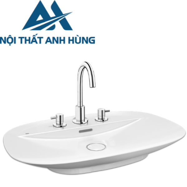 Chậu Rửa Lavabo Đặt Bàn INAX AL-S640VGC 3 Lỗ Men Aqua Ceramic