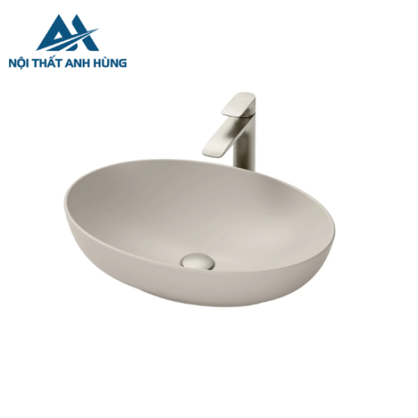 Chậu rửa lavabo đặt bàn TOTO LT1705#MBE màu be mờ