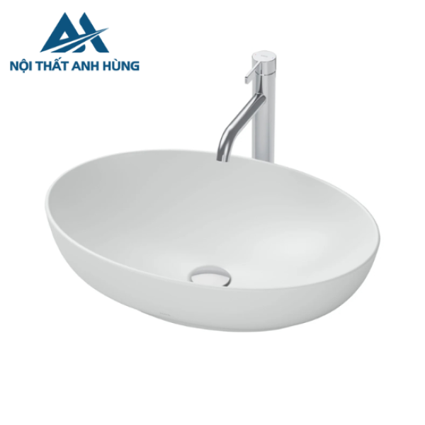Chậu rửa lavabo đặt bàn TOTO LT1705#MW màu trắng mờ