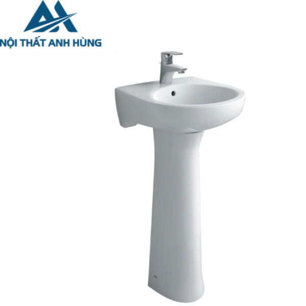 Lavabo Treo Tường Inax L-284V/L-284VD Kèm Chân Dài